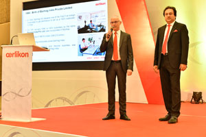 Jürgen Vogel and Debabrata Ghosh opened the technology symposium in Daman, attended by around 450 people. 